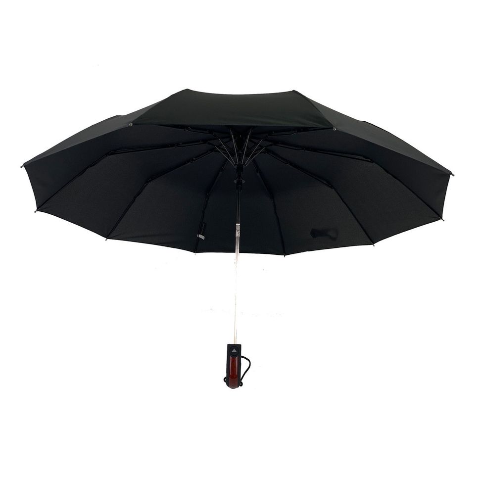 Мужской зонт-полуавтомат от фирмы "SL", черный, 451-1  451-1 фото | ANANASKO