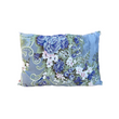 Подушка силіконова 50х70 Блакитна Квіти  Ananasko SPOD11
