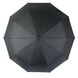 Мужской складной зонт-полуавтомат с прямой ручкой, черный, 263-1 263-1 фото 4 | ANANASKO