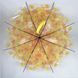 Прозрачный зонт-трость c кленовыми листьями, Fabia, желтый, 306К-4 306К-4 фото 4 | ANANASKO