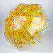 Прозрачный зонт-трость c кленовыми листьями, Fabia, желтый, 306К-4 306К-4 фото 1 | ANANASKO