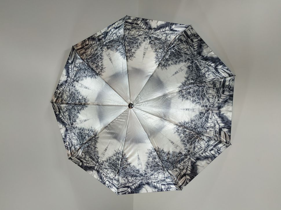 Женский зонт, полуавтомат с изображениями городов, 483-10  483-10 фото | ANANASKO
