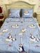 Детское постельное белье полуторное Пингвины Бязь Голд Ananasko 1513169 1513169(1,5) фото 2 | ANANASKO