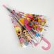 Дитяча парасолька-тростина, напівавтомат "LOL / ЛОЛ" від Paolo Rosi, з рожевою ручкою, 075-1 075-1 фото 5 | ANANASKO