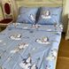 Детское постельное белье полуторное Пингвины Бязь Голд Ananasko 1513169 1513169(1,5) фото 1 | ANANASKO