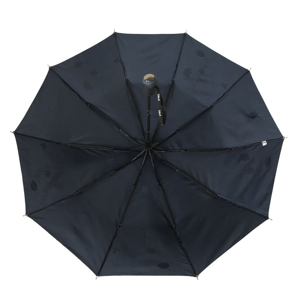 Жіноча парасоля напівавтомат на 10 спиць Calm Rain, темно-синій, 114-8  114-8 фото | ANANASKO