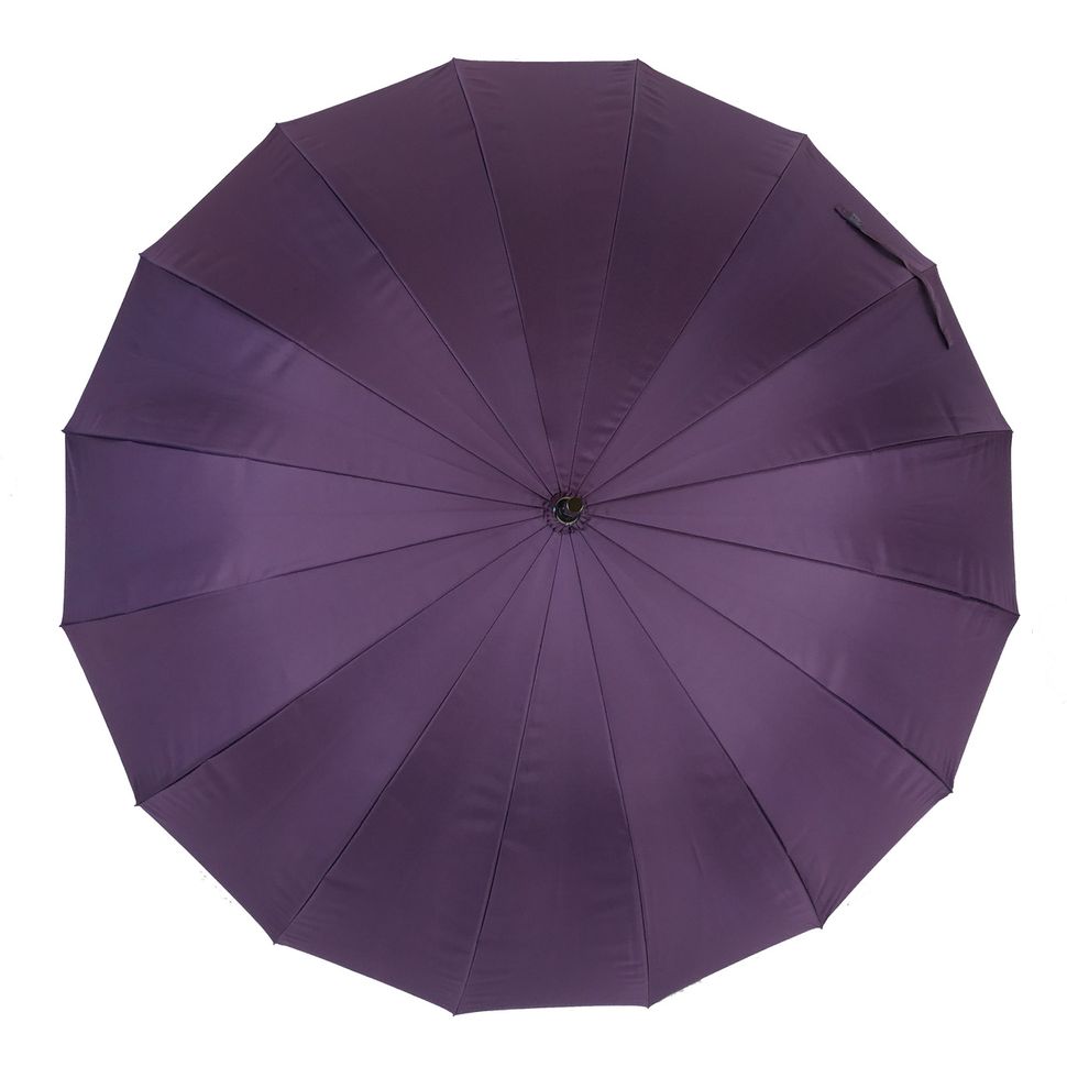 Жіноча парасоля-тростина зі сріблястим напиленням від Calm Rain, фіолетовий, 1011-5  1011-5 фото | ANANASKO