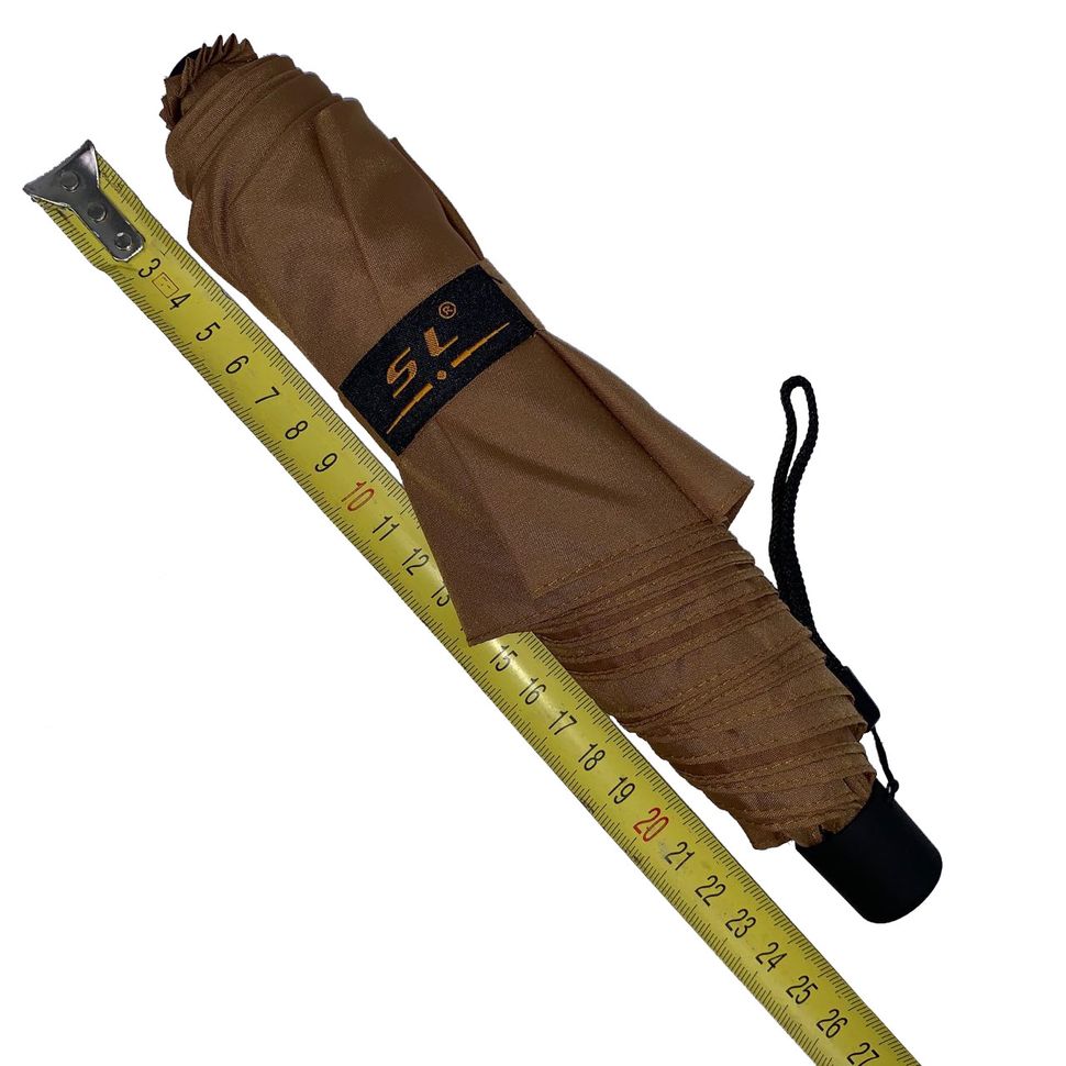 Дитяча/підліткова механічна парасоля-олівець SL, коричневий, SL488-1  SL488-1 фото | ANANASKO