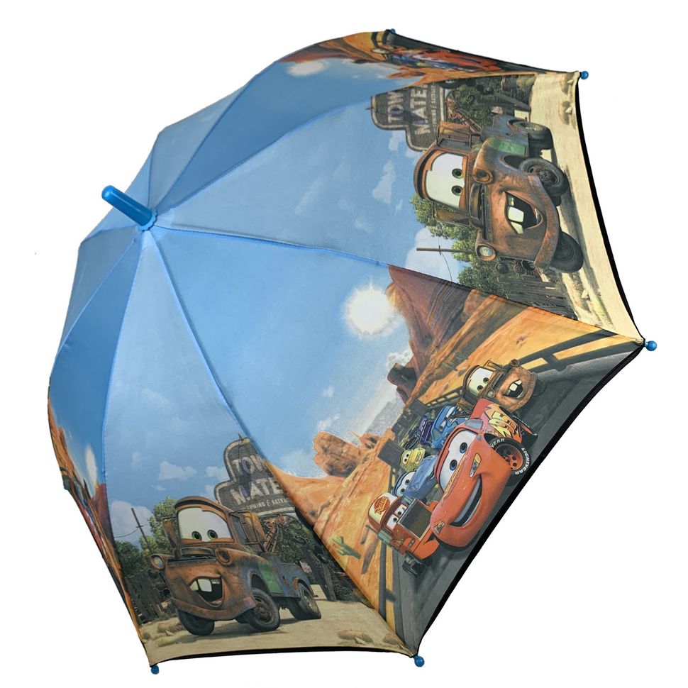 Детский зонтик-трость "Тачки" от Paolo Rossi, голубой, 090-12  090-12 фото | ANANASKO