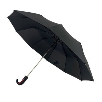 Мужской зонт-полуавтомат Bellissimo, черный, 467-1 за 523 грн