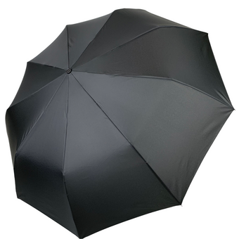 Мужской зонт "Три слона", полуавтомат на 9 спиц, черный, 34078-1 за 619 грн