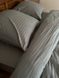 Комплект постельного белья двуспальный евро Страйп сатин Ananasko 544402 544402(e) фото 12 | ANANASKO