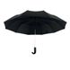 Чоловіча парасоля-напівавтомат Bellissimo, чорний, 467-1 467-1 фото 2 | ANANASKO