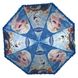 Детский зонт-трость с принцессами и оборками от Paolo Rossi, голубой, 011-1 011-1 фото 2 | ANANASKO