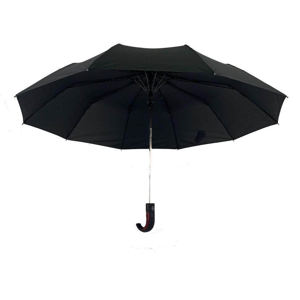 Чоловіча парасоля-напівавтомат Bellissimo, чорний, 467-1  467-1 фото | ANANASKO