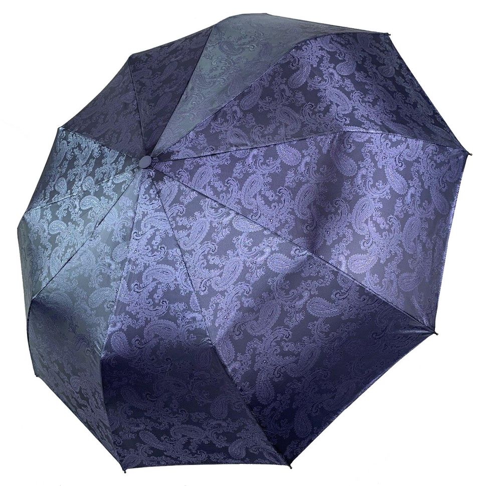 Жіноча парасоля-автомат з жакардовим куполом "хамелеон" від Flagman, фіолетовий, 514-5  514-5 фото | ANANASKO