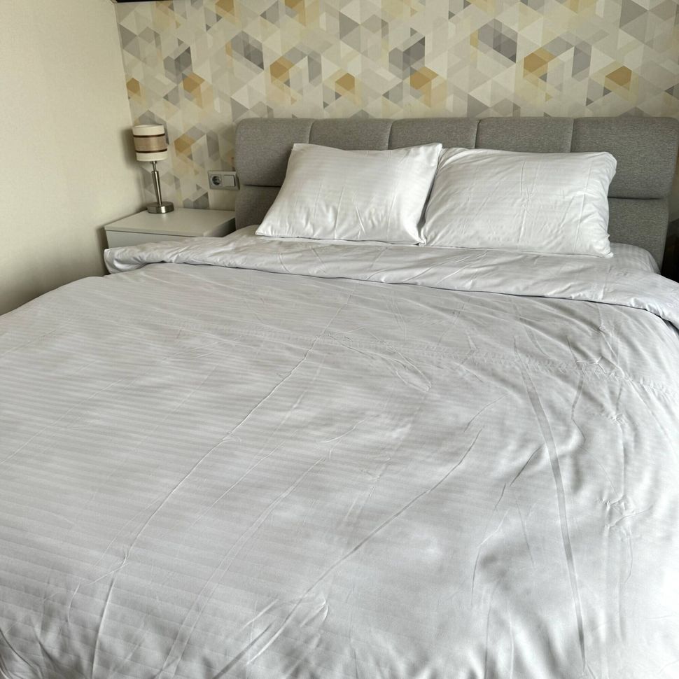 Комплект постельного белья двуспальный евро на резинке Бязь Голд Ananasko 1412345 115 г/м² 1412345(e) фото | ANANASKO