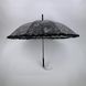 Дитяча прозора парасолька-тростина з ажурним принтом від SL, чорний, 18102-1 18102-1 фото 3 | ANANASKO