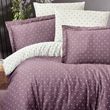 Комплект постельного белья двуспальный евро Сатин Point Lilac First Choise SC4