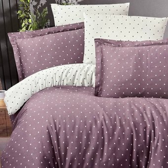 Комплект постельного белья семейный Сатин Point Lilac First Choise SC4  SC4(s) фото | ANANASKO