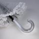 Дитяча прозора парасолька-тростина з ажурним принтом від SL, білий, 18102-3 18102-3 фото 5 | ANANASKO