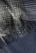 Плед на двуспальную кровать 170х210 шерстяной сине-серый 22110253 22110253 фото 2 | ANANASKO