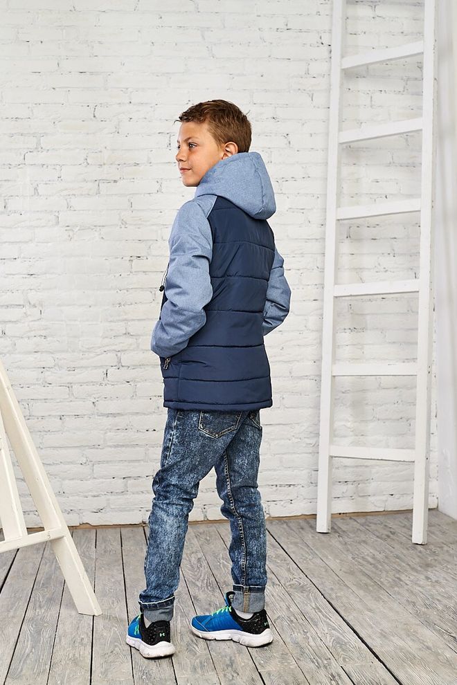 Демисезонная куртка на мальчика 134  M202 фото | ANANASKO