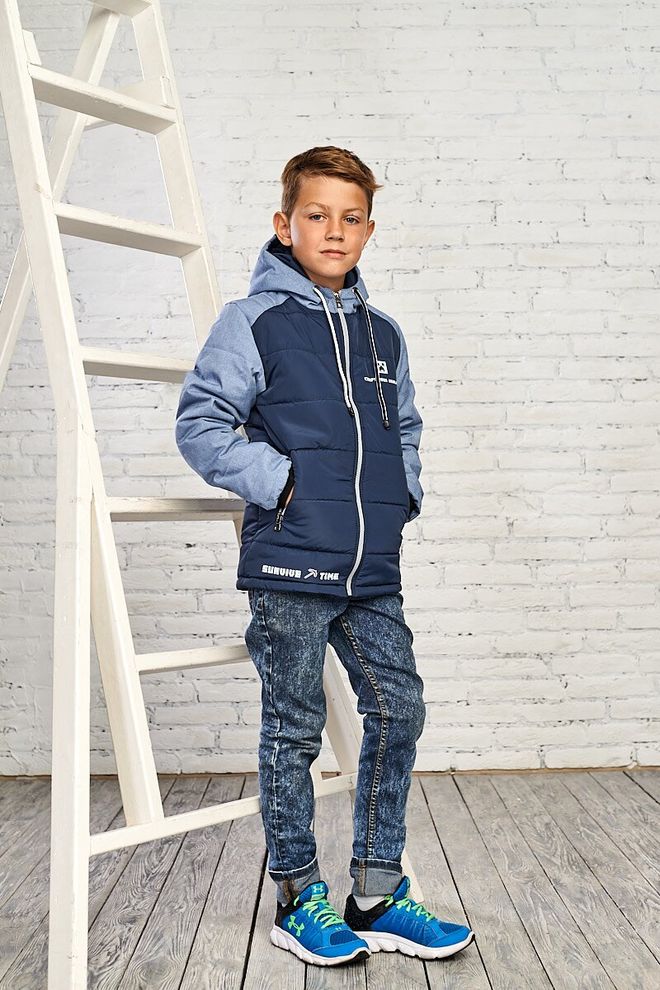 Демісезонна куртка на хлопчика 134  M202 фото | ANANASKO