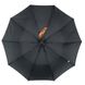 Мужской складной зонт-полуавтомат с ручкой крюк от Popular, черный, 1048-1 1048-1 фото 4 | ANANASKO