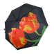 Женский зонт-полуавтомат Swifts "Тюльпаны" черный цвет, 18035-2 18035-2 фото 1 | ANANASKO