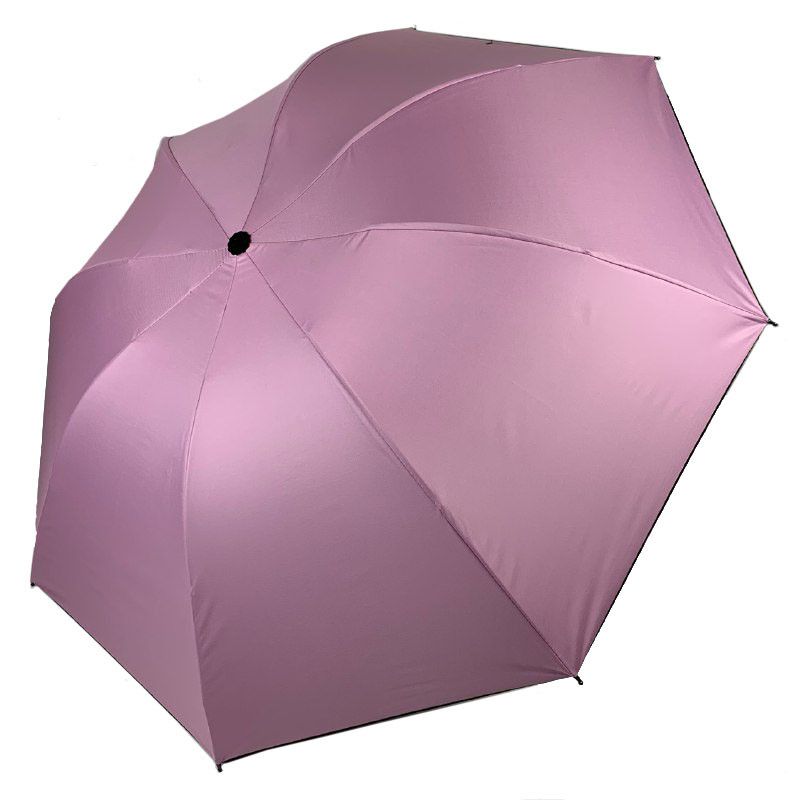 Механический женский зонт в три сложения, розовый, 8308-1  8308-1 фото | ANANASKO