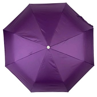 Жіноча парасоля напівавтомат на 8 спиць фіолетова Toprain 0480-1  0480 фото | ANANASKO