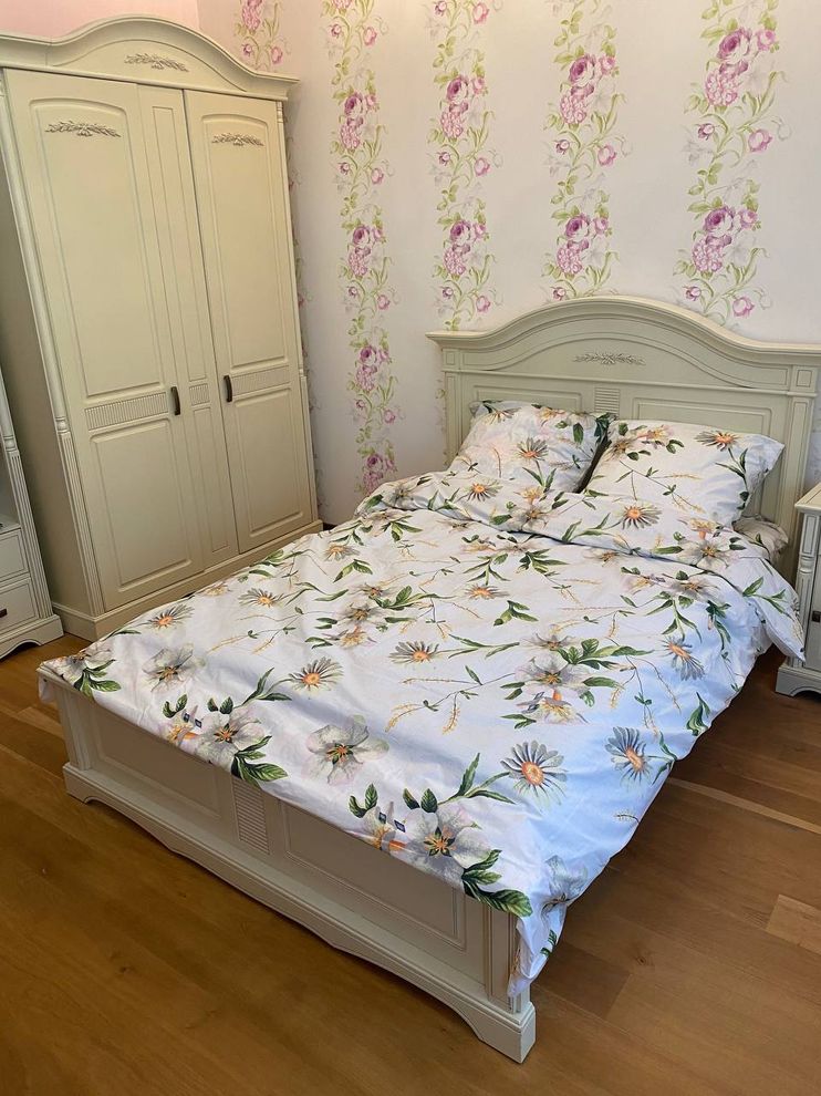 Комплект постельного белья двуспальный евро Бязь Голд Ananasko 154710 140 ниток/см² 154710(e) фото | ANANASKO