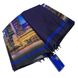 Женский складной автоматический зонтик c принтом ночного города от Flagman, синий, 510-6 510-6 фото 4 | ANANASKO