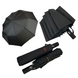 Мужской складной зонт-полуавтомат с прямой ручкой, черный, 402М-1 402М-1 фото 1 | ANANASKO