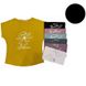 Женская футболка хлопковая черная 52-54 р Ananasko 5217-7
