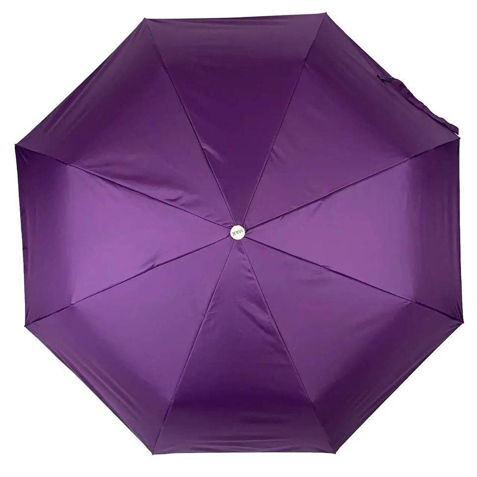 Женский зонтик полуавтомат на 8 спиц фиолетовый Toprain 0480-1  0480 фото | ANANASKO