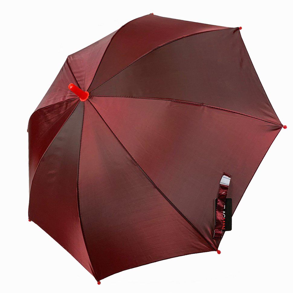 Дитяча парасолька тростина "хамелеон" однотонна, Flagman, бордовий, 502-1  502-1 фото | ANANASKO