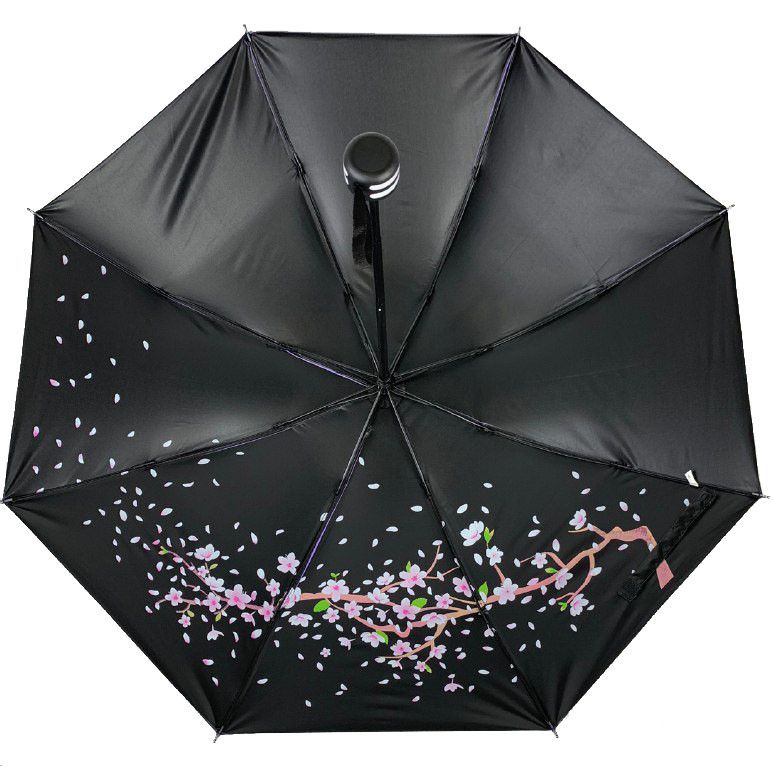 Механічна жіноча парасоля в три складання, фіолетовий, 8308-3  8308-3 фото | ANANASKO