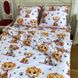 Детский комплект постельного белья полуторный Леопардики Бязь Голд Ananasko 1513173 1513173(1,5) фото 1 | ANANASKO