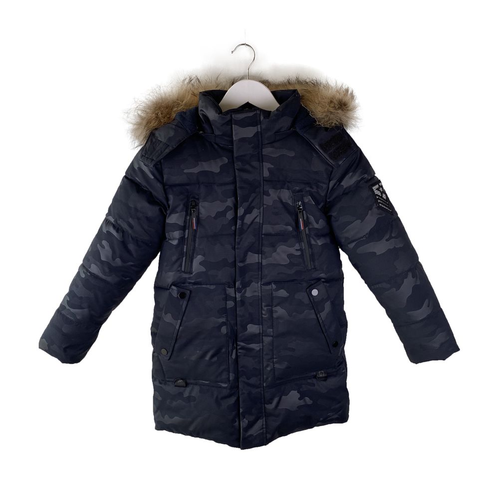 Зимова куртка на хлопчика 128  8842 синий фото | ANANASKO