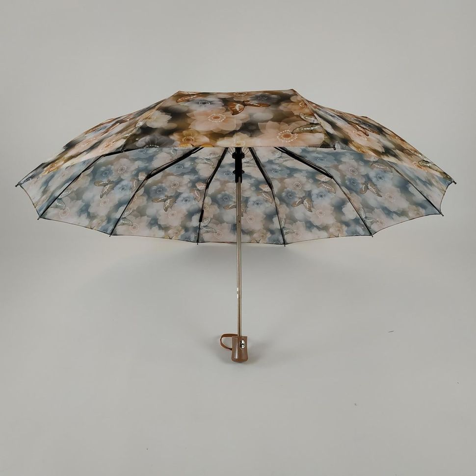 Женский зонтик-полуавтомат на 10 спиц "La-la land", от SL, бежевый, 499-3  499-3 фото | ANANASKO