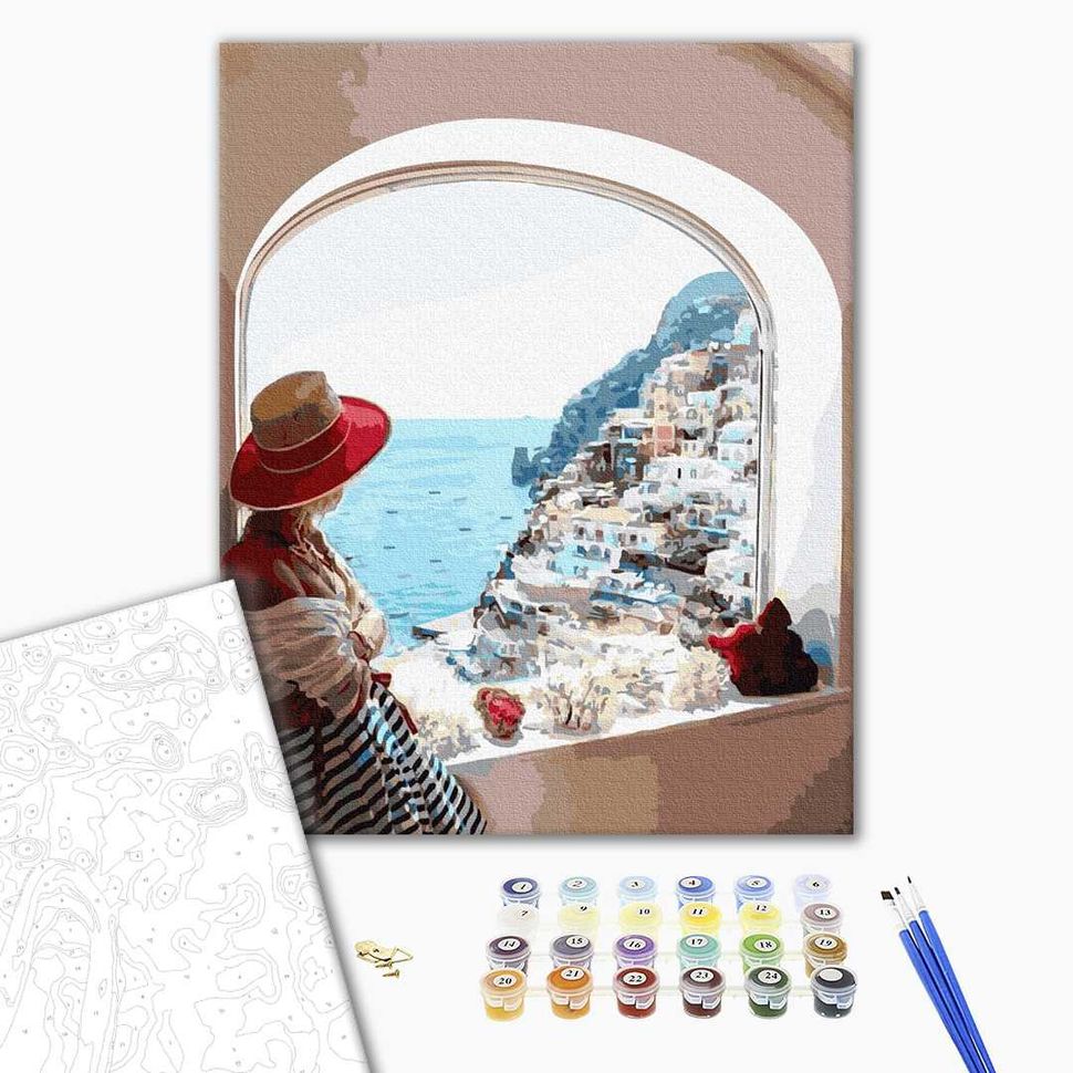 Картина по номерам Вид на Сицилию  GX31722 фото | ANANASKO
