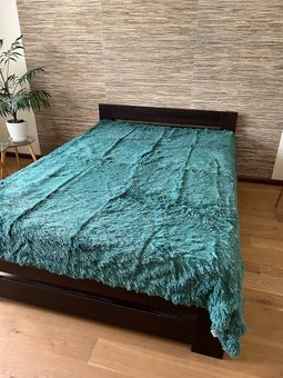 Плед травка на ліжко 220х240 зелений Ananasko PLM9 за 930 грн