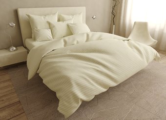 Комплект постельного белья семейный на резинке Бязь Голд Ananasko 1410023 115 г/м² 1410023(s) фото | ANANASKO