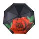 Женский зонт-полуавтомат Swifts "Роза" черный цвет, 18035-5 18035-5 фото 2 | ANANASKO