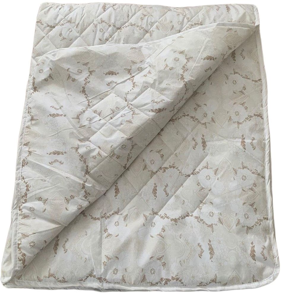 Одеяло синтепон летнее полуторное цветочный принт Ananasko  F103 (1.5) фото | ANANASKO