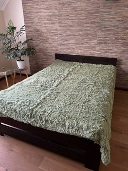 Плед травка на кровать 220х240 салатовый Ananasko PLM10  PLM10 фото | ANANASKO