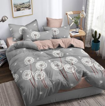 Комплект постельного белья двуспальный евро на резинке Бязь Голд Ananasko 144982 115 г/м² 144982(e) фото | ANANASKO