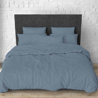 Комплект постельного белья двуспальный евро на резинке Бязь Голд Ananasko 1410061 115 г/м² 1410061(e) фото | ANANASKO